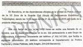 Informe de la Guadia Civil, obrante en el sumario del caso 3% / CG