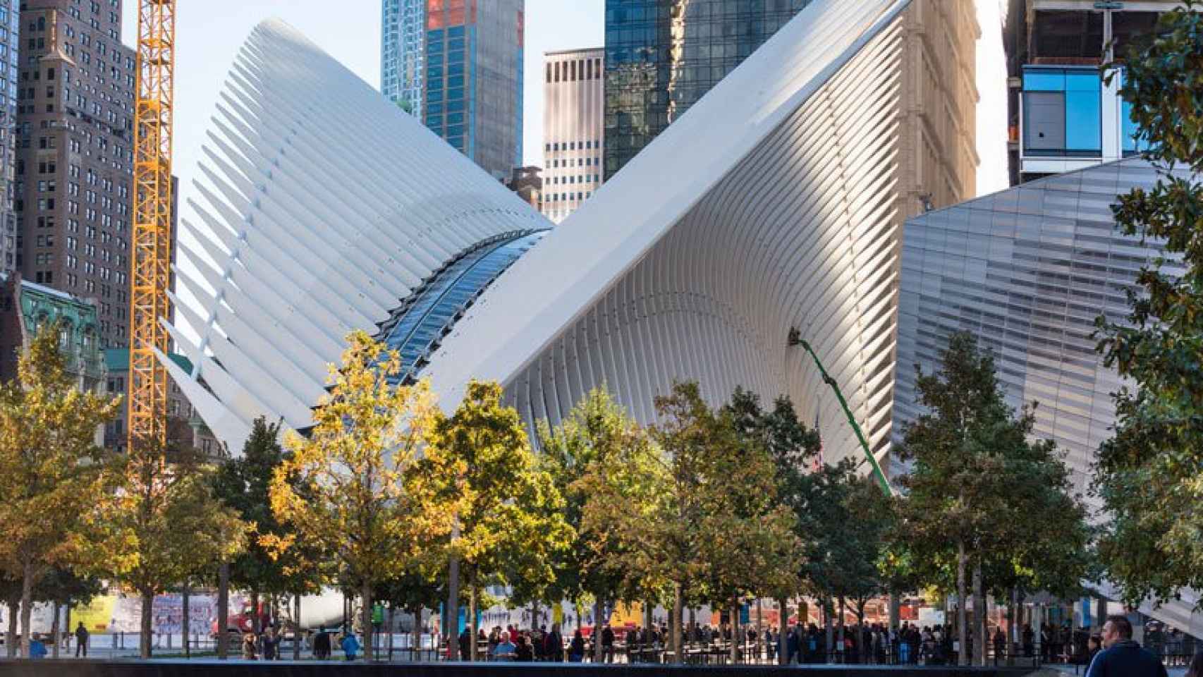 El 'Calatravasaurio' del World Trade Center se queda sin ceremonia de corte de cinta.