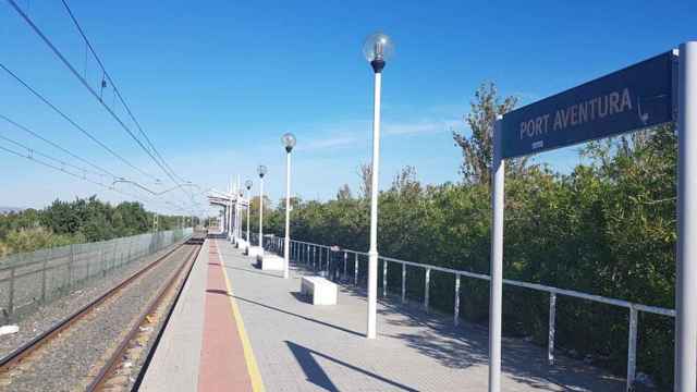 Actual estación de trenes de Port Aventura / WIKIPEDIA