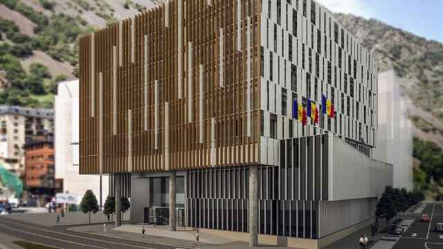 Así será la futura Sede de la Justicia de Andorra, un edificio en construcción donde se debatirá el 'caso BPA' / ANDORRA