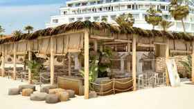Así será el club de playa Beso Beach Sitges del nuevo hotel que grupo Meliá abre en la localidad de la costa catalana bajo la marca ME / CG