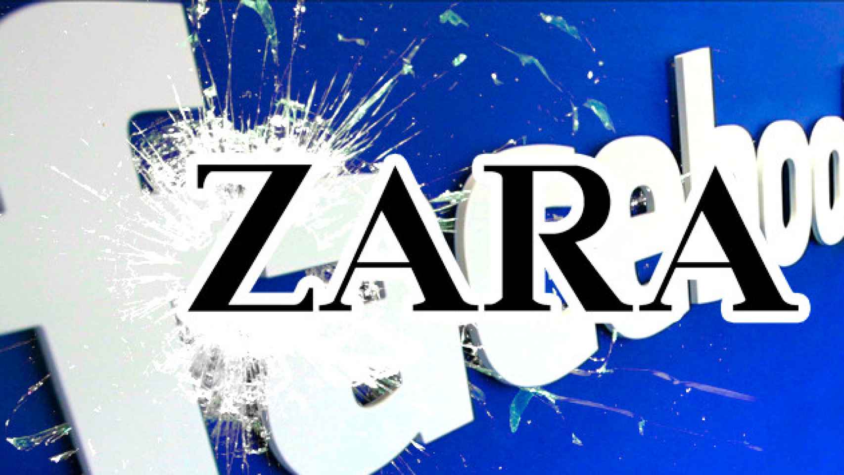 Logos de Zara y Facebook / FOTOMONTAJE DE CG