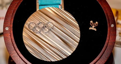 Una medalla de Bronce de los Juegos Olímpicos de Invierno de 2018 en PyeongChang (Corea del Sur) / OSCAR J. BARROSO - AFP7 - EUROPA PRESS