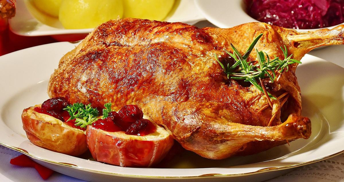 Pollo asado, un plato habitual en las comidas de Navidad / PIXABAY
