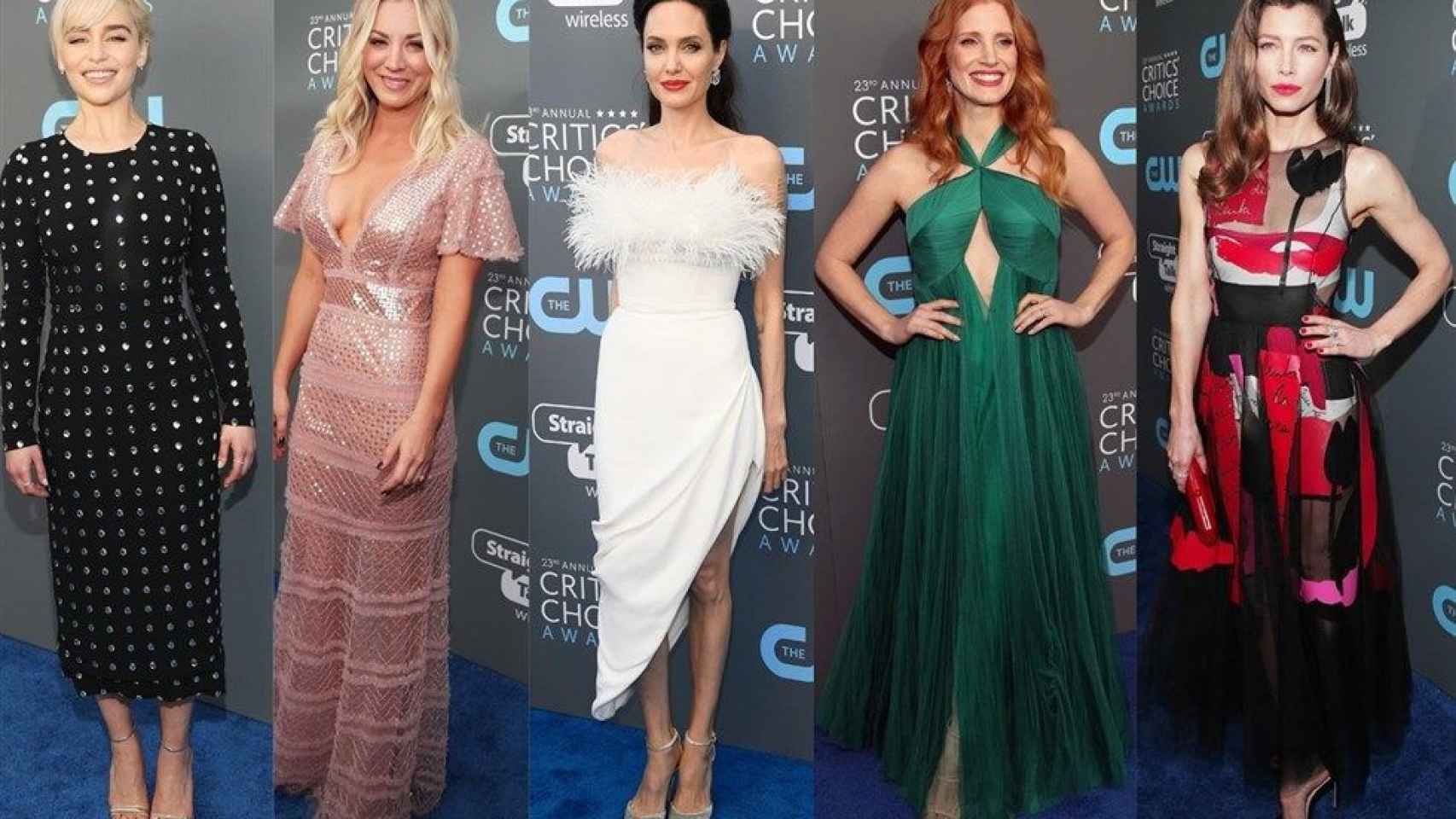 Las actrices de Hollywood en la gala Critic's Choice Awards