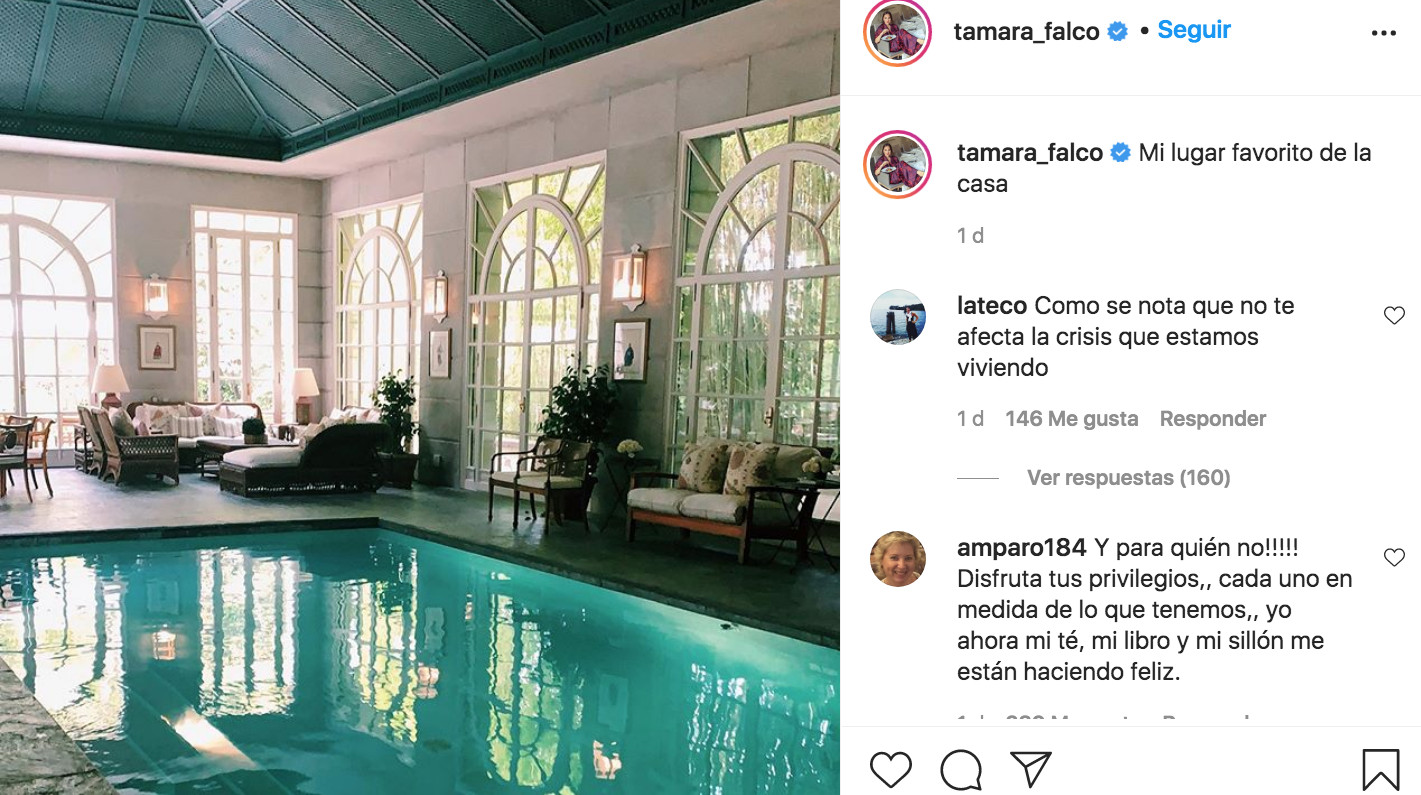 La piscina interior de Isabel Preysler y Tamara Falcó / INSTAGRAM