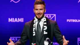 Beckham, en la presentación de su equipo, el Inter Miami | REDES