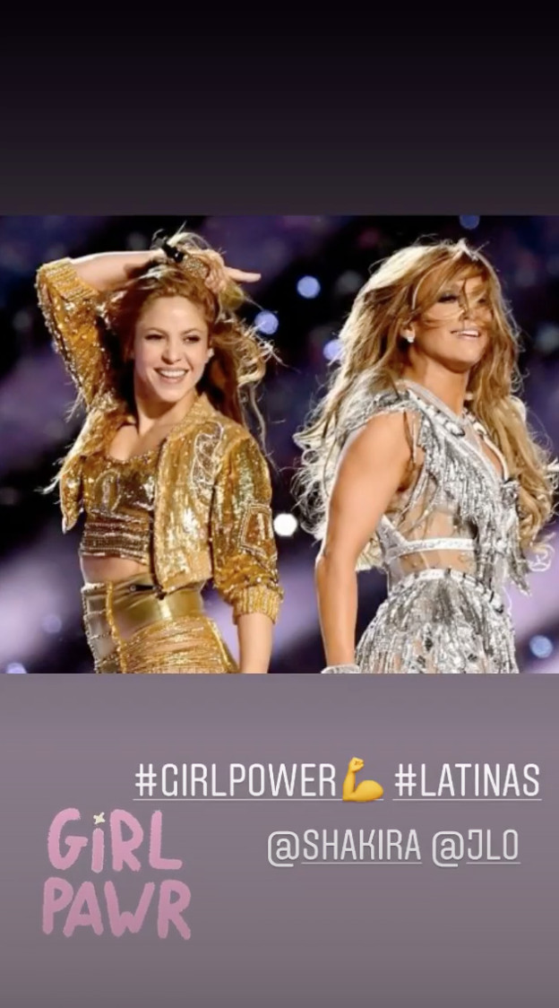 Antonella Roccuzzo apoya a Shakira y Jennifer López