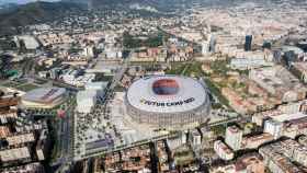 Una foto del nuevo Camp Nou dentro de la Modificación del Plan General Metropolitano