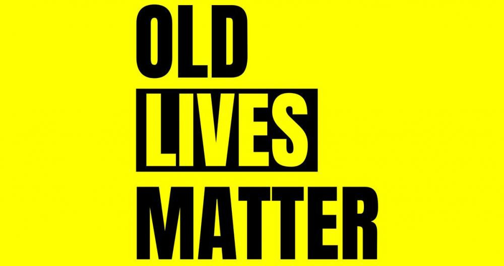 Cartel de 'Old lives matter'