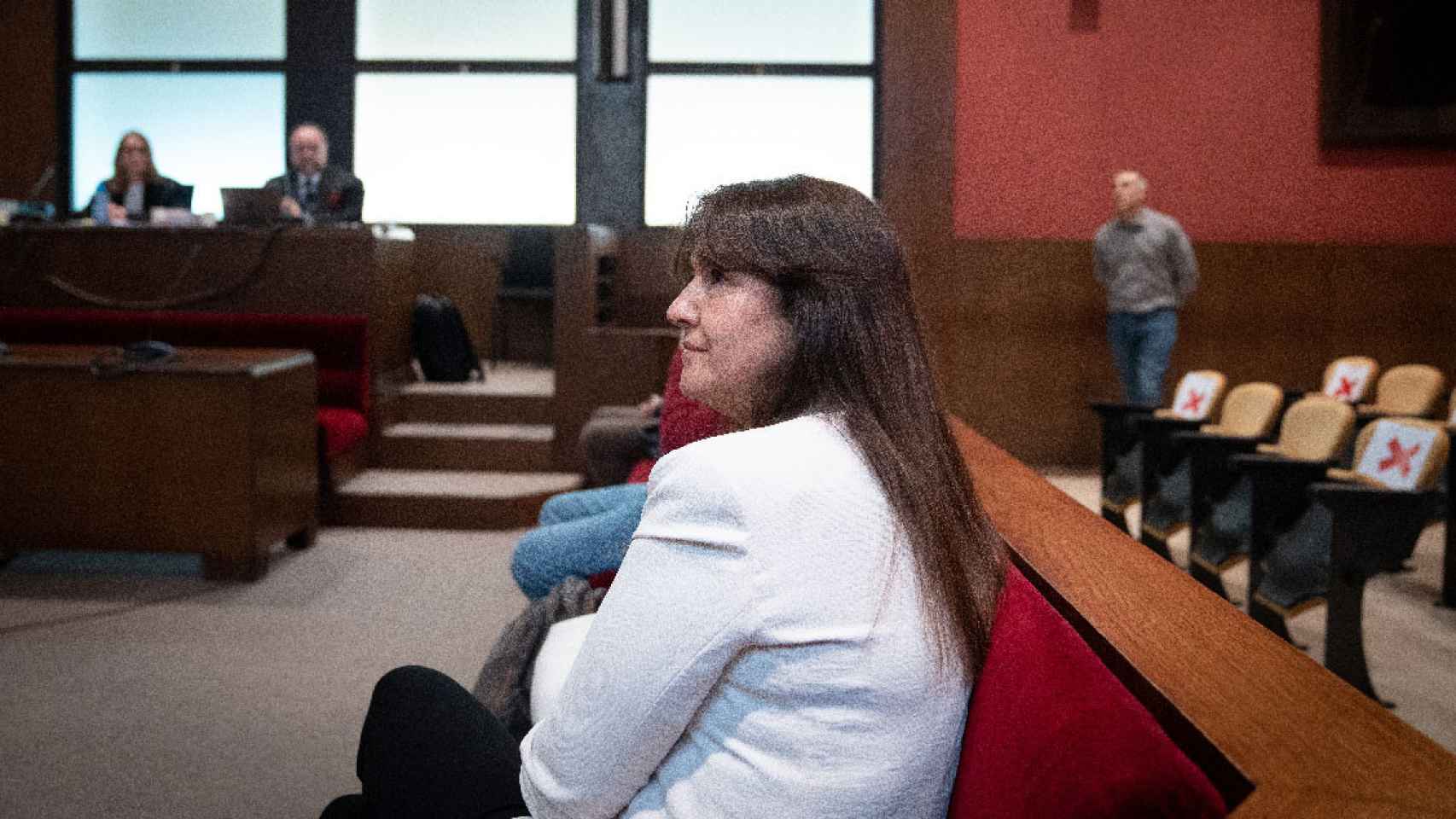 La expresidenta del Parlament Laura Borràs durante el juicio en el TSCJ / DAVID ZORRAKINO - EUROPA PRESS