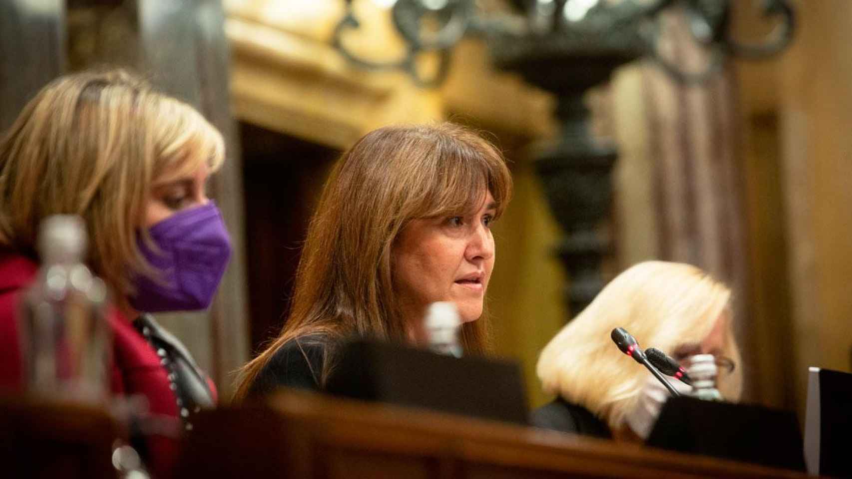 Laura Borràs, presidenta del Parlamento catalán, durante una sesión / EP