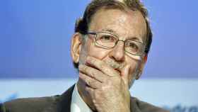 Mariano Rajoy, presidente del Gobierno en funciones, durante su intervención en la XXXII Reunión del Círculo de Economía, en Sitges.