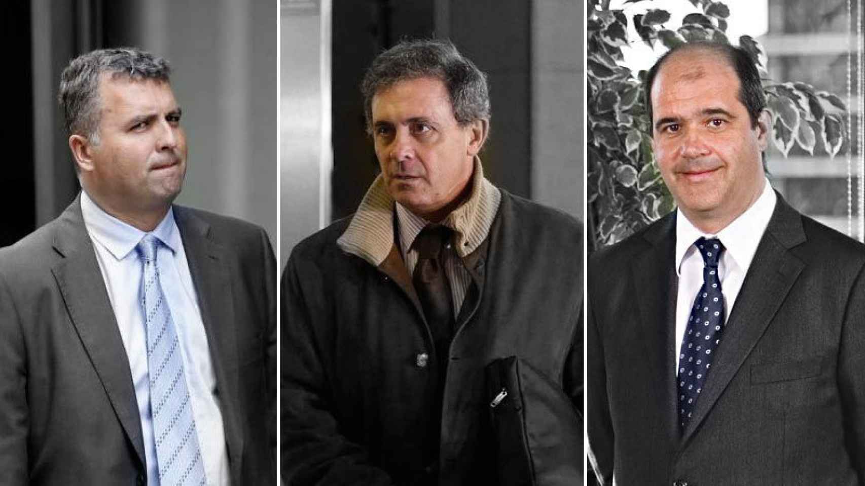 Jaume Ferrer Graupera, Jordi Pujol Ferrusola y Carles Sumarroca.