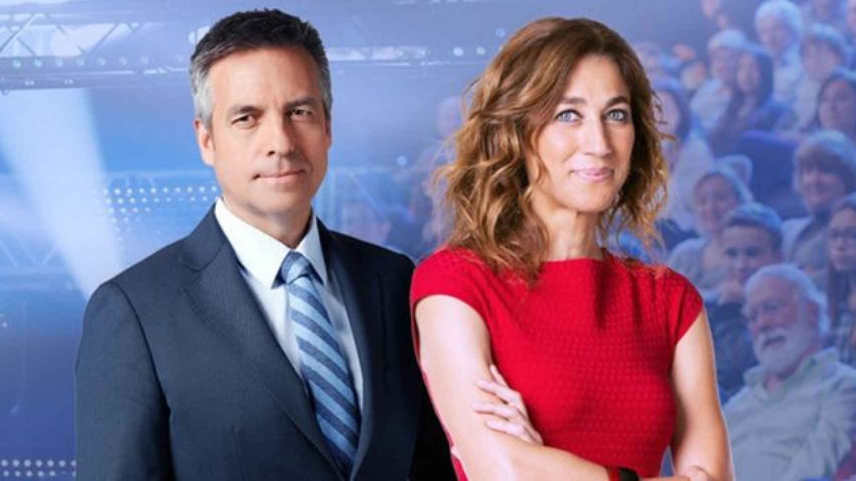 Los periodistas Carles Pellicer y Helena García Melero presentan 'La Marató 2016'