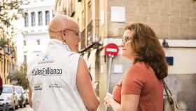 'Calles en Blanco', una iniciativa que busca concienciar a los madrileños sobre la enfermedad de Alzheimer / LA CAIXA