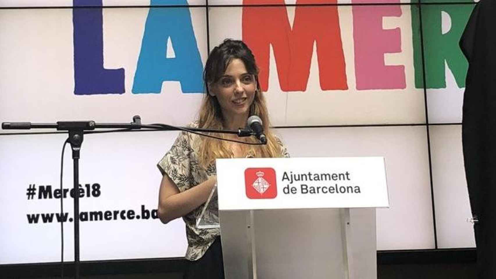 La actriz Leticia Dolera, presentada como pregonera de La Mercè 2018 / AJUNTAMENT DE BARCELONA
