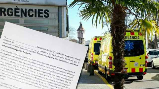 Carta de los médicos a la gerencia del Taulí, en la imagen, en la que declinan sus responsabilidades por el colapso de urgencias / CG