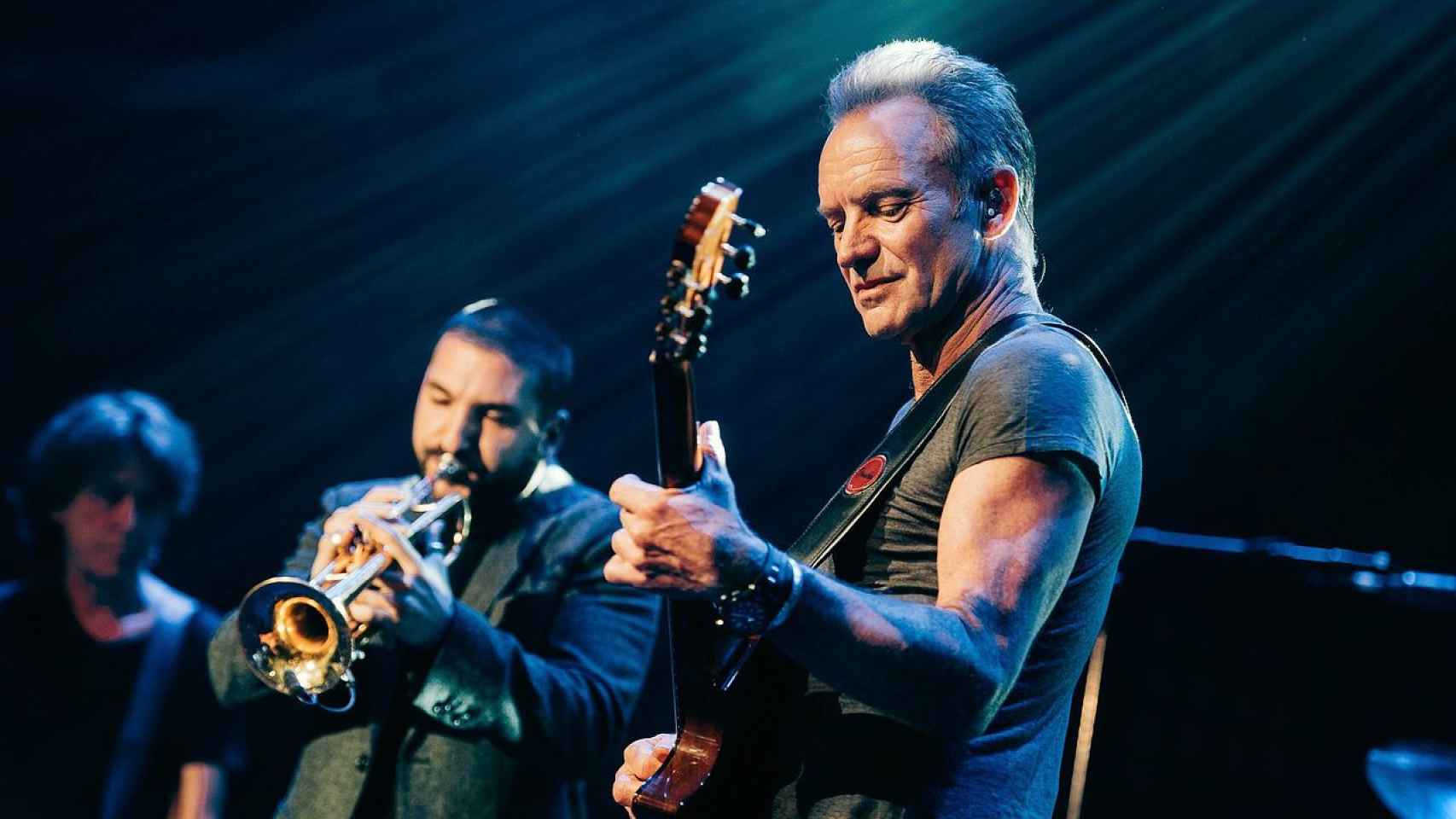 La estrella de rock británico Sting en la Sala Bataclán/ EFE