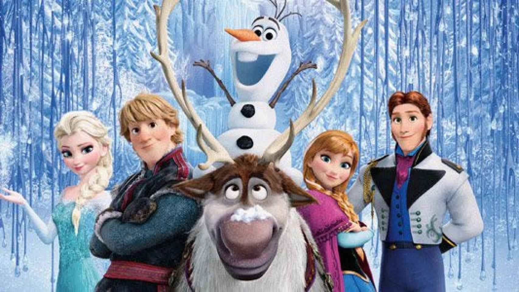 Los principales personajes de la película de Disney 'Frozen'
