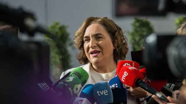 La alcaldesa de Barcelona, Ada Colau, comparece ante periodistas / LORENA SOPÊNA - EUROPA PRESS