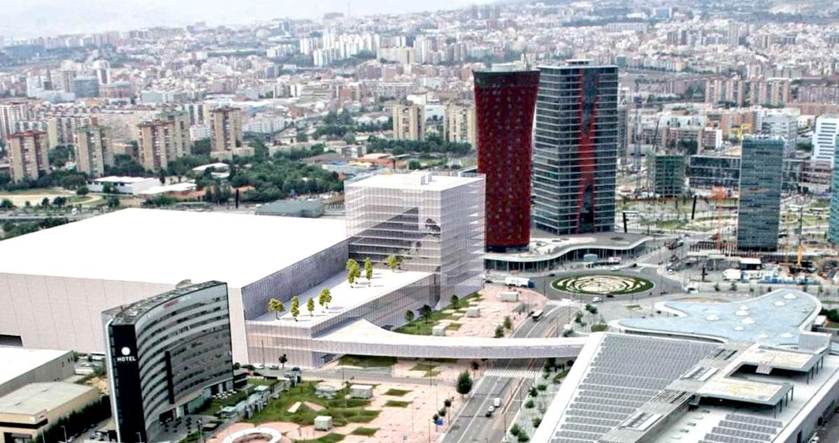 La ampliación prevista en el recinto de Gran Vía de Fira de Barcelona, una obra que debería concluir en 2024 / FdB