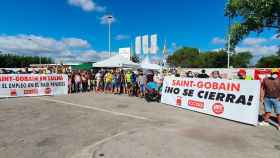 Trabajadores de Saint-Gobain en huelga / EP