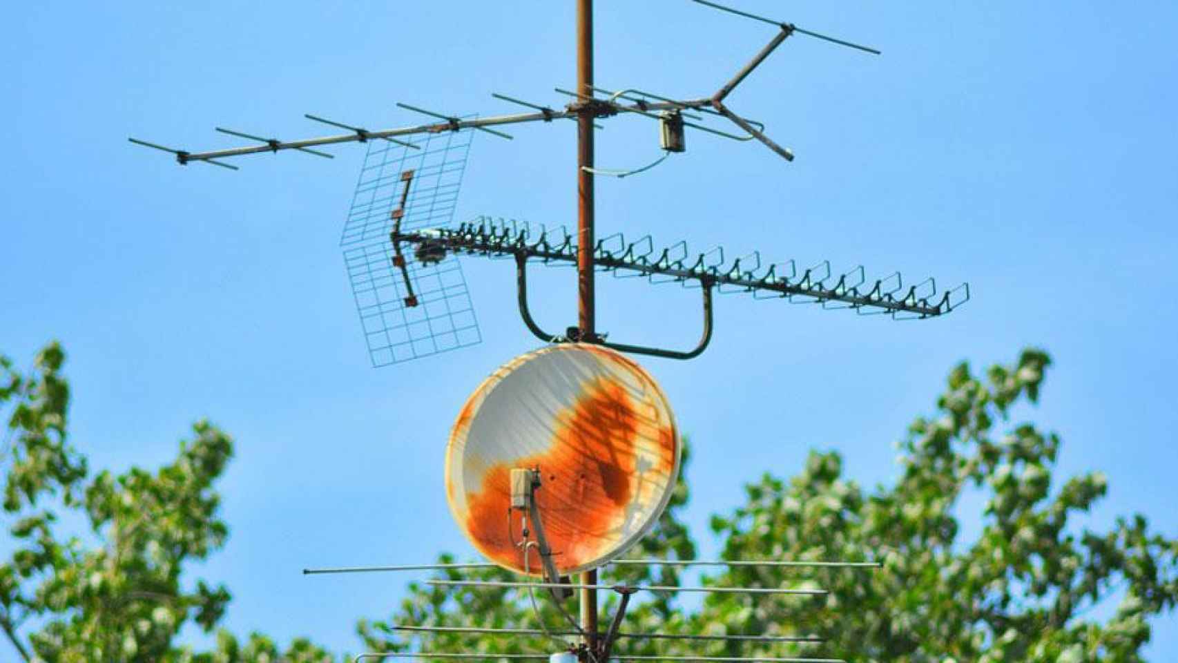 Una antena de televisión / PIXABAY