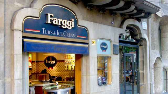 Heladería Farggi, del grupo Farga, en el paseo de Gracia de Barcelona / WP