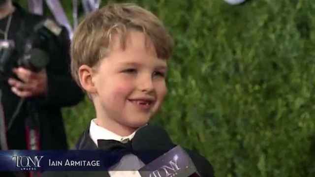 El joven actor Iain Armitage, en una entrevista / YOUTUBE