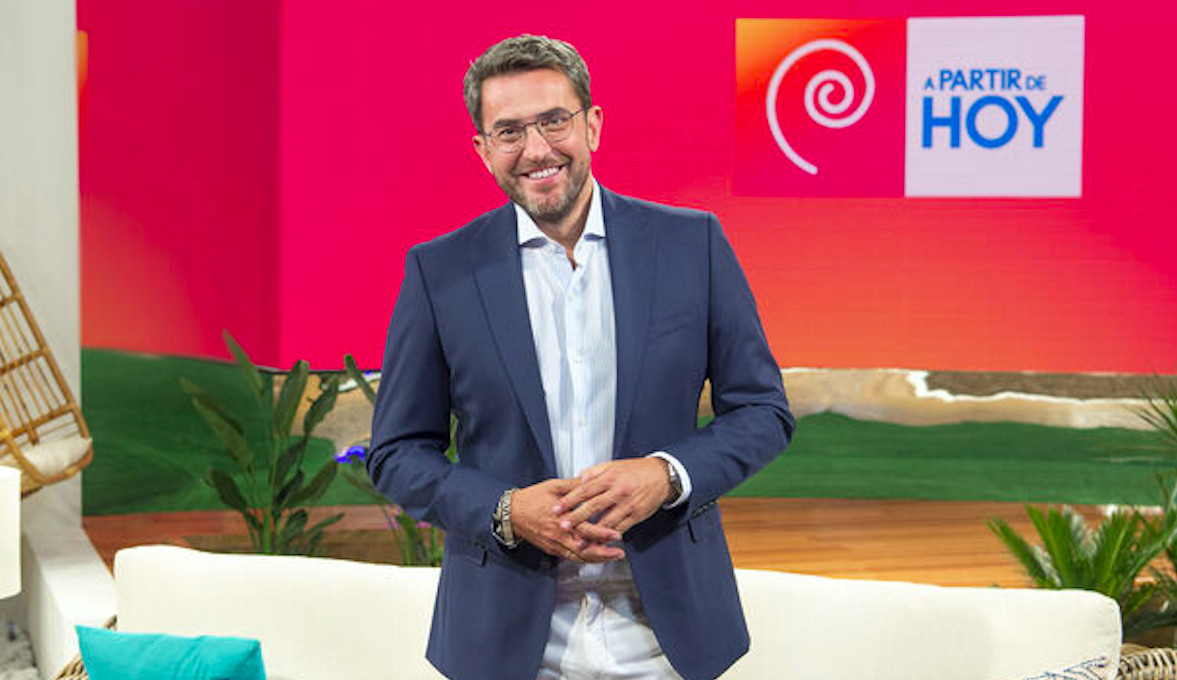 Máximo Huerta en la presentación del programa 'A partir de hoy' / TVE