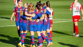 El Barça Femenino le ha marcado nueve goles al Santa Teresa / FC Barcelona