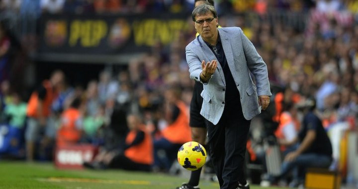 Tata Martino, en un partido como entrenador del Barça | EFE