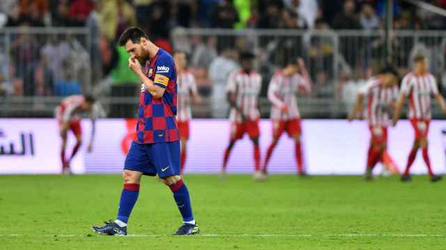 Leo Messi, tras caer contra el Atlético de Madrid en la Supercopa de España | EFE