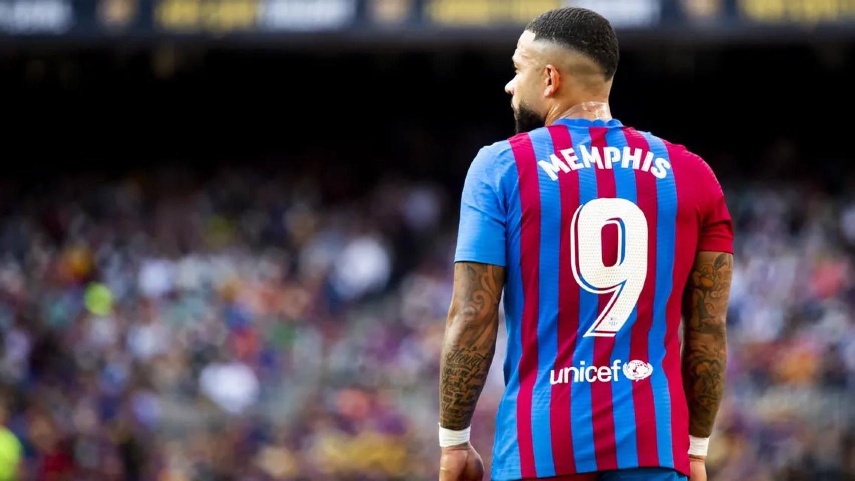 Memphis Depay, durante el compromiso contra el Real Madrid. Sigue el derbi Barça-Espanyol / FCB