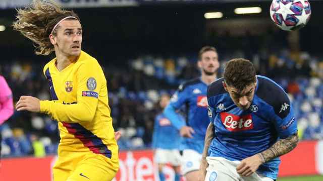 Griezmann en una acción con el Barça /EFE