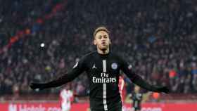 Neymar celebra un gol con el PSG / EFE