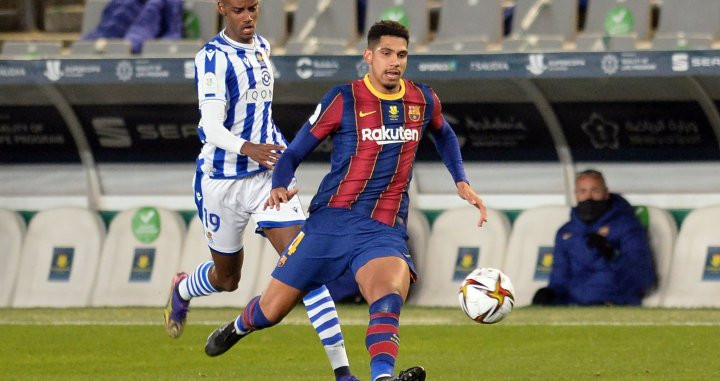 Araujo jugando con el Barça contra la Real Sociedad / Redes