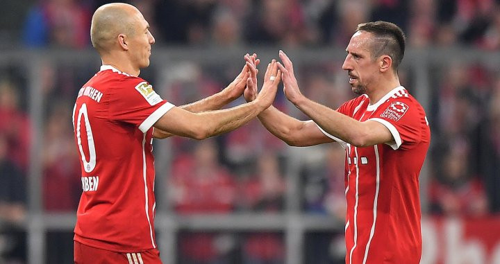Ribery y Robben, en un partido con el Bayern | REDES
