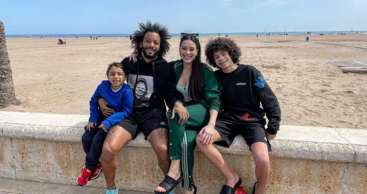 Marcelo con su familia en Semana Santa en Valencia / REDES