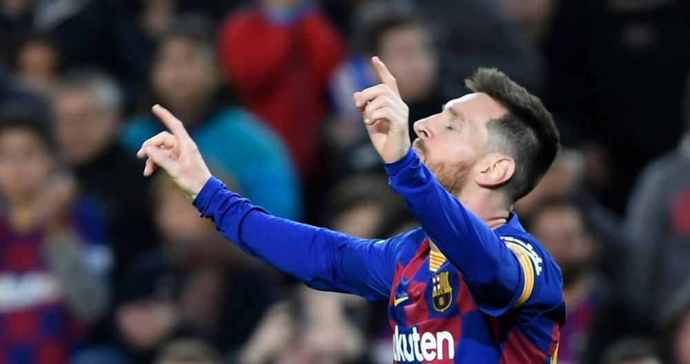 Leo Messi durante un partido de Liga de la temporada 2019-20/ EFE
