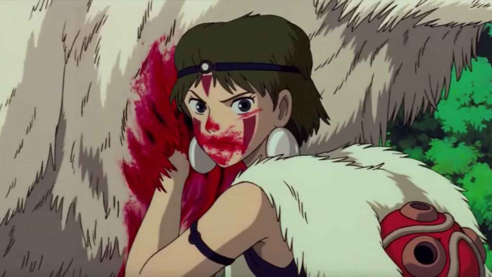 Escena de 'La princesa Mononoke', una de las mejores películas de Studio Ghibli / STUDIO GHIBLI