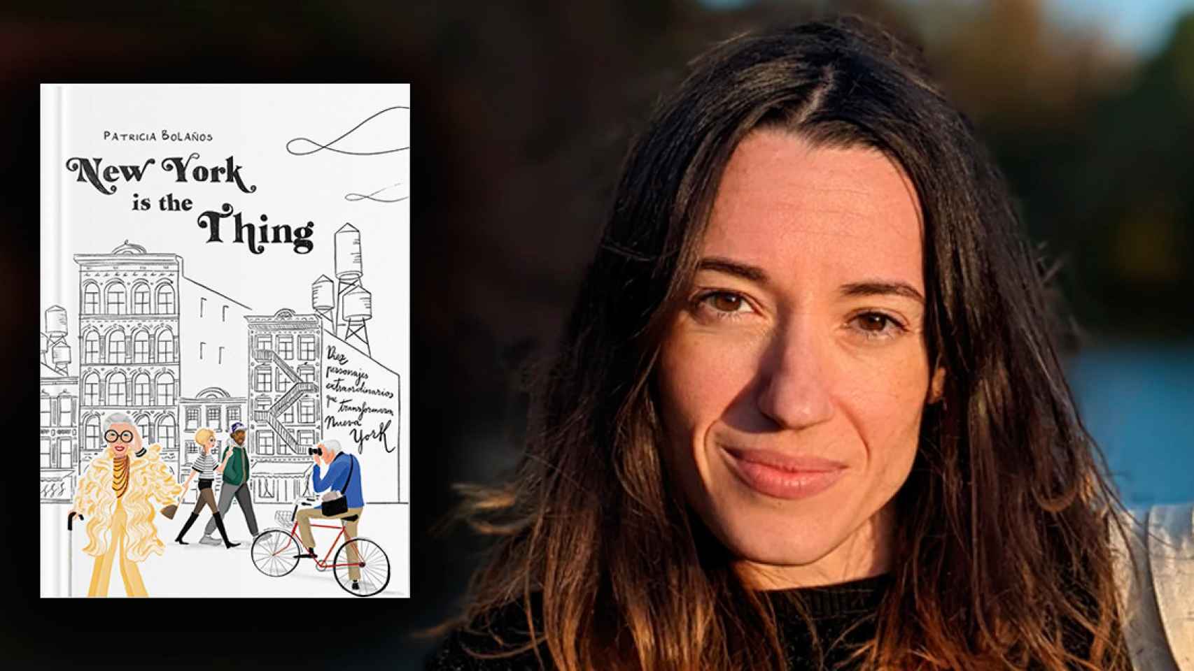Patricia Bolaños y su libro, 'New York is the Thing'