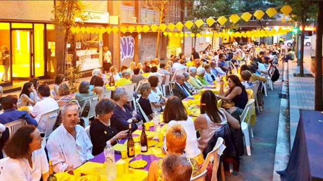 Acto de los CDR en Barcelona al que el Ayuntamiento de Barcelona perdonó las tasas municipales / CG