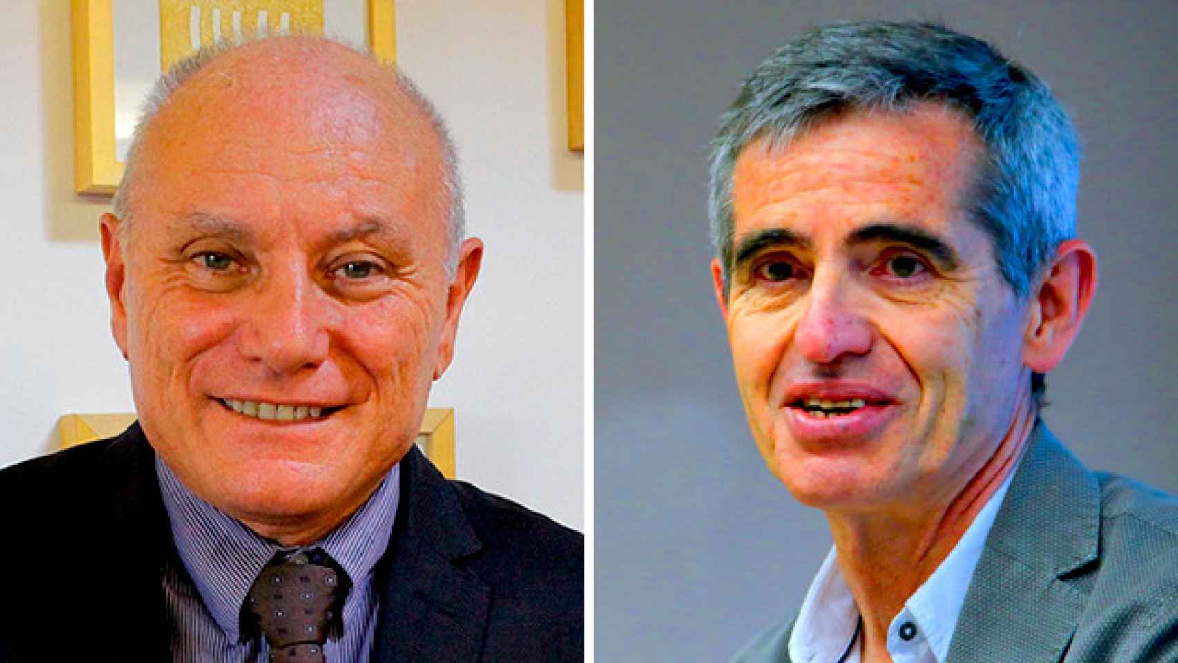 El secretario general del Parlamento Xavier Muro, y el letrado mayor, Antoni Bayona / CG
