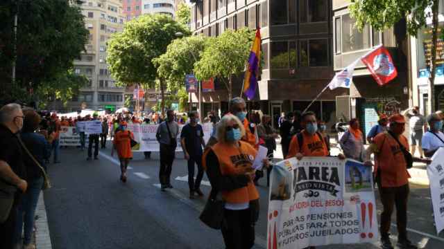 Pensionistas marchan por Barcelona contra el Pacto de Toledo / MAREA PENSIONISTA (TWITTER)