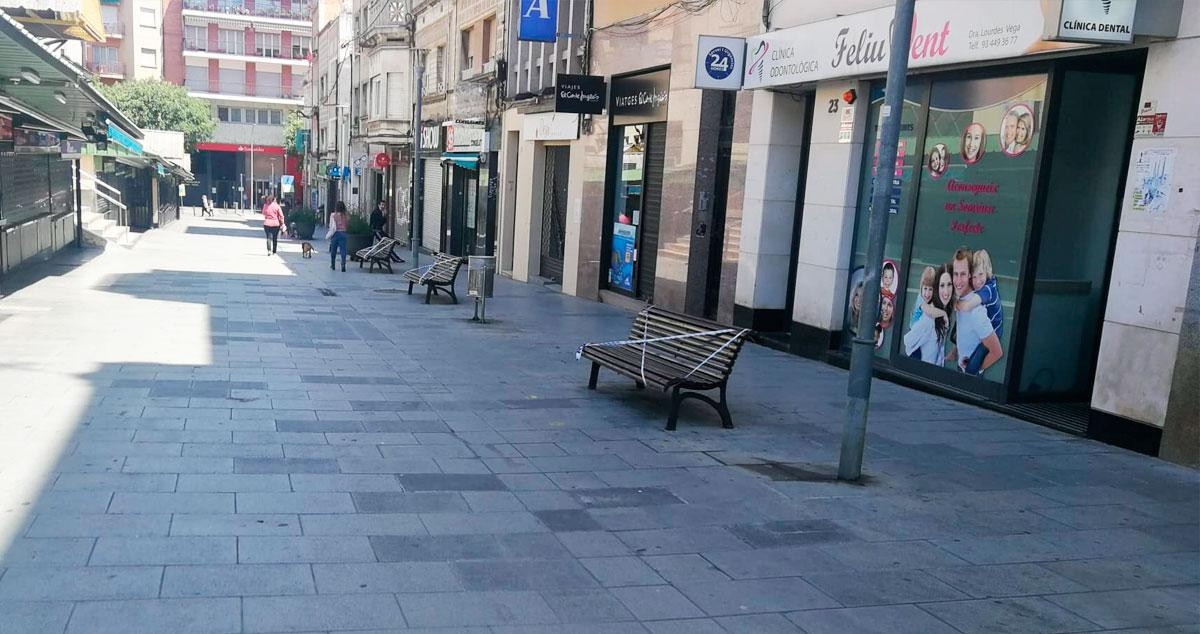 Una calle de L'Hospitalet de Llobregat / CG