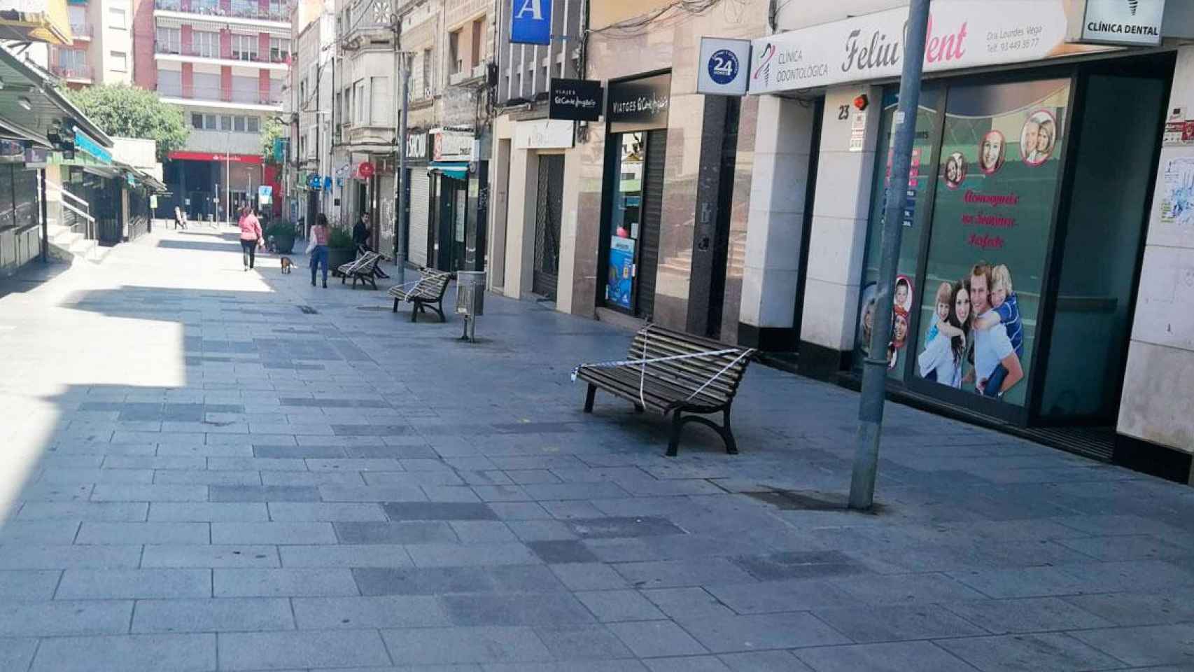 Una calle de L'Hospitalet de Llobregat / CG