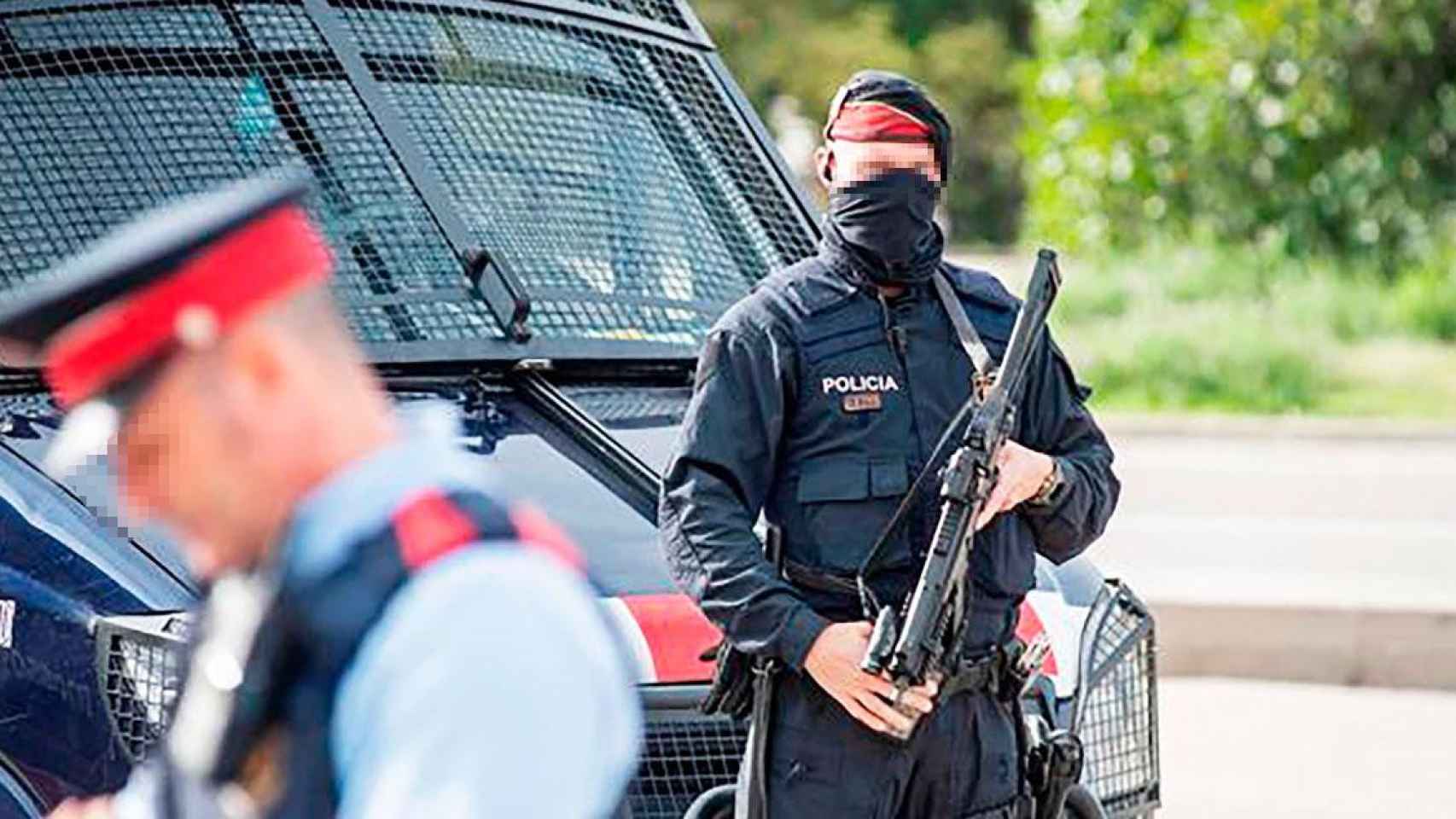 Agentes de los Mossos d'Esquadra en una operación policial anterior / CG