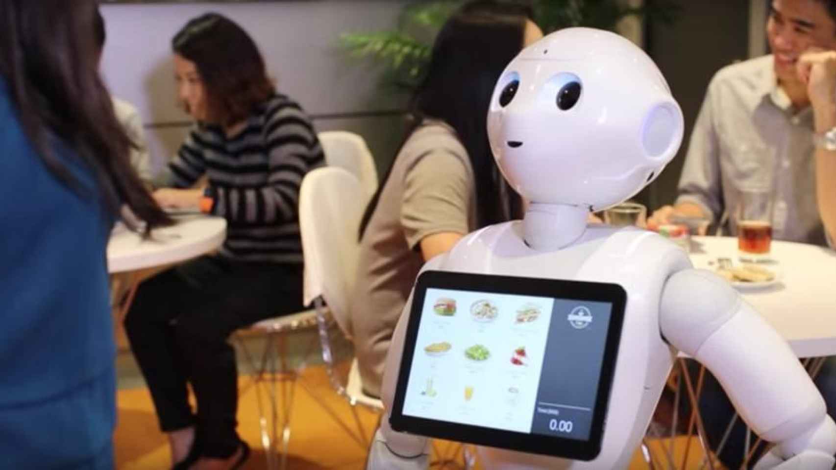 El robot Pepper, impulsado por MasterCard, será el camarero de un establecimiento de Pizza Hut en Japón.
